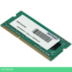 Оперативная память Patriot DDR3-1600 4GB PC-12800 SODIMM (PSD34G160081 S)