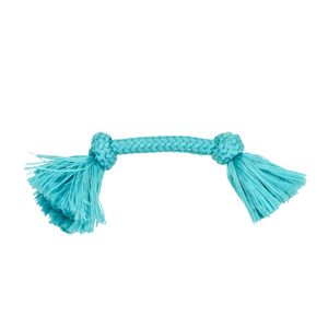 Жевательный канат Playology DRI-TECH ROPE для собак мелких пород с ароматом арахиса, маленький, цвет голубой