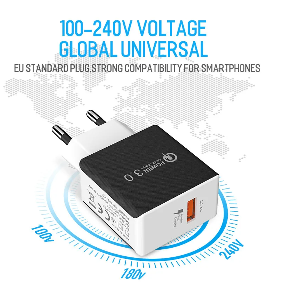 Зарядное уст-во USB (QC3.0/18Вт) Lider Mobile SL-18