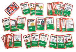 IQ Card games. English. Irregular verbs. Hard Level (100 карт)