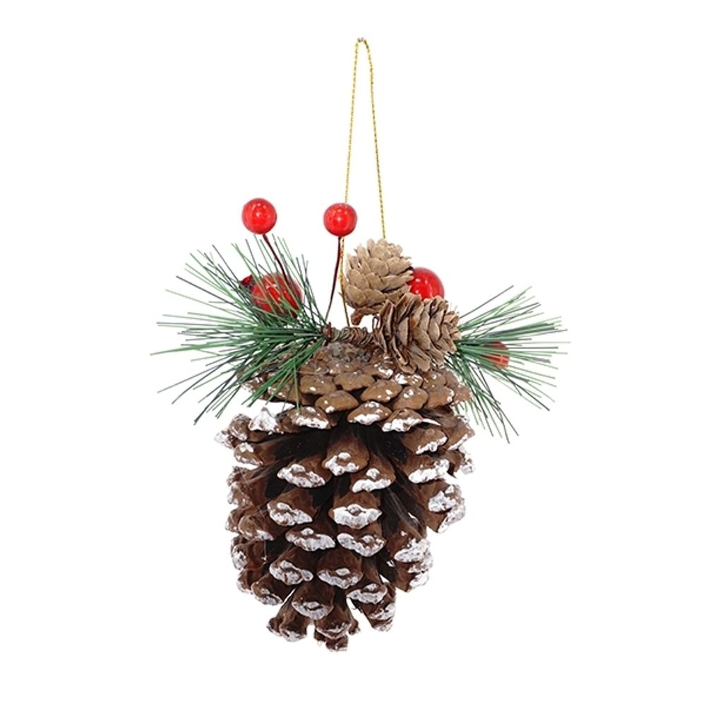 GAEM Изделие декоративное подвесное "Шишка", L9 W9 H18 см, 4в.