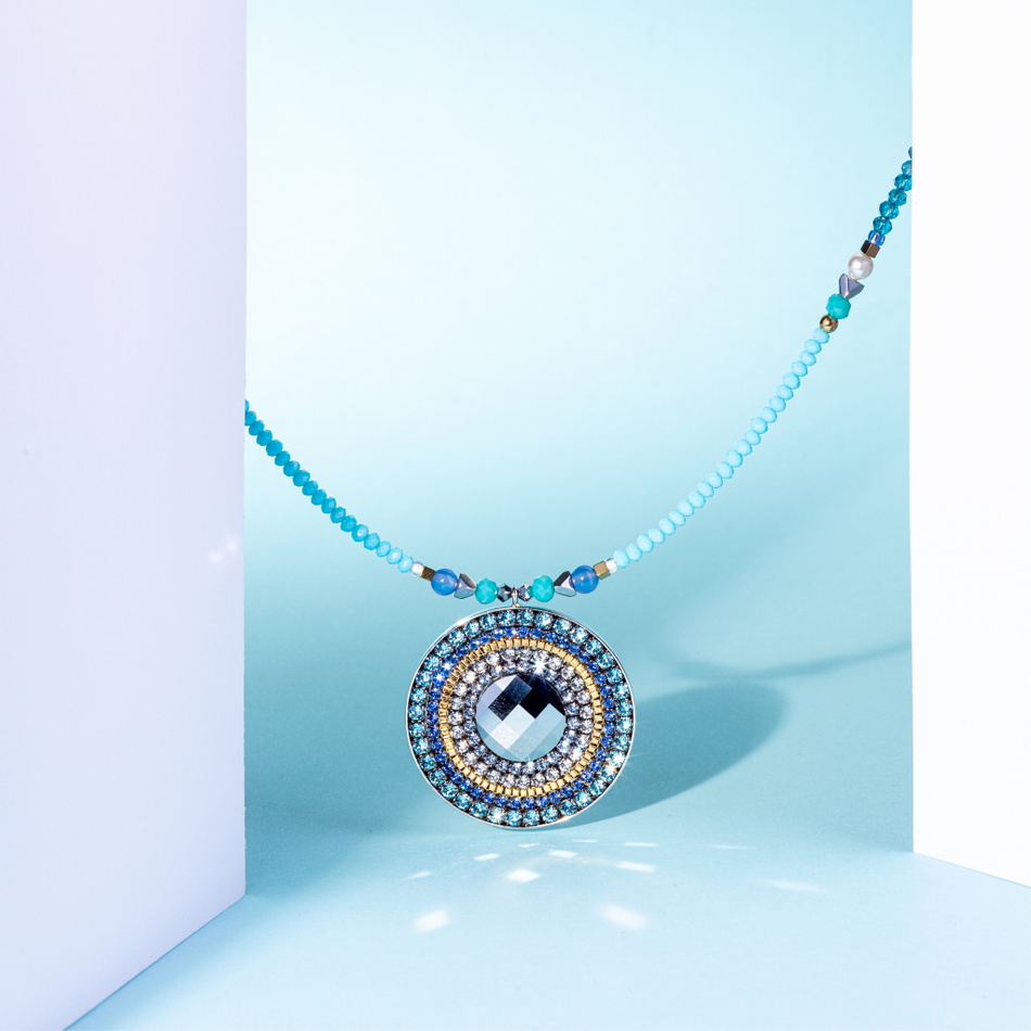 Колье Coeur de Lion Turquoise 2035/10-0600