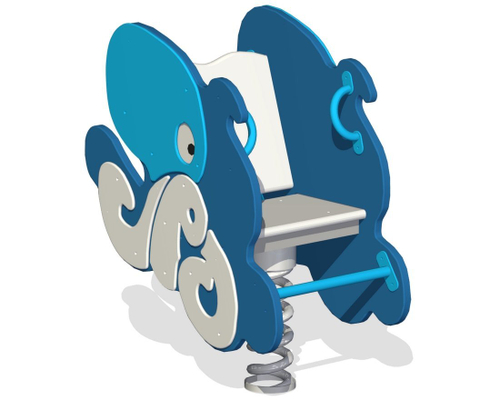 Качалка на одинарной пружине Осьминог КБ-14