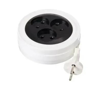 Удлинитель сетевой 3м, 3 розетки (ПВС 2х0,75) 10А/220В/2200Вт