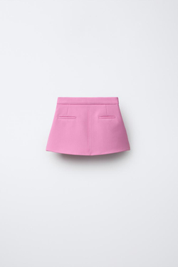 ZARA КОРОТКАЯ ЮБКА, РОЗОВЫЙ