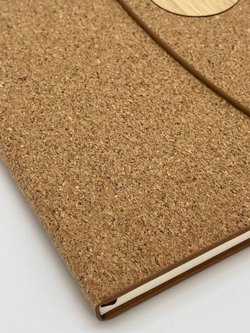 Блокнот А5 пробковый в линейку 80 листов (201930612-4)