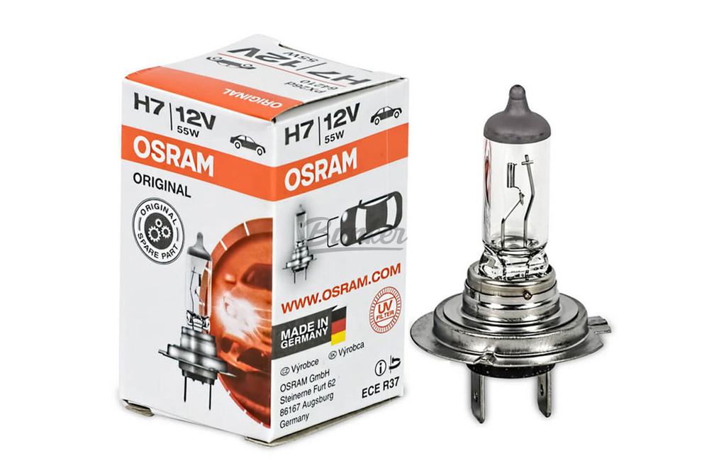 Галогеновая лампа Osram Original H7,12V