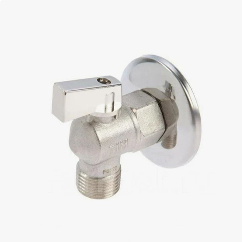 Угловой приборный кран 1/2"х3/4" матовый без сетки TIM BL5809A (2шт)