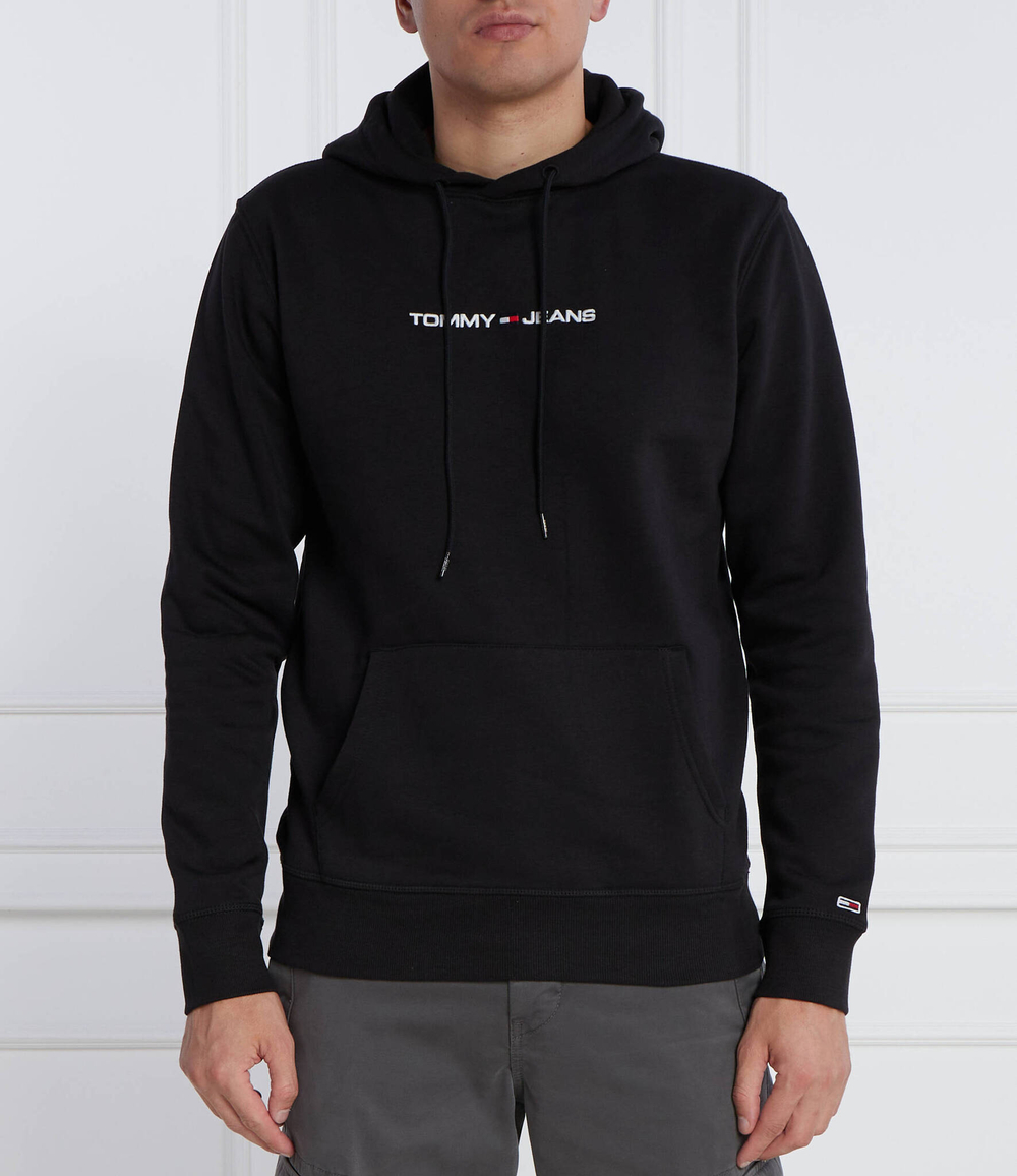 Худи LINEAR Tommy Jeans - черный(DM0DM18130)