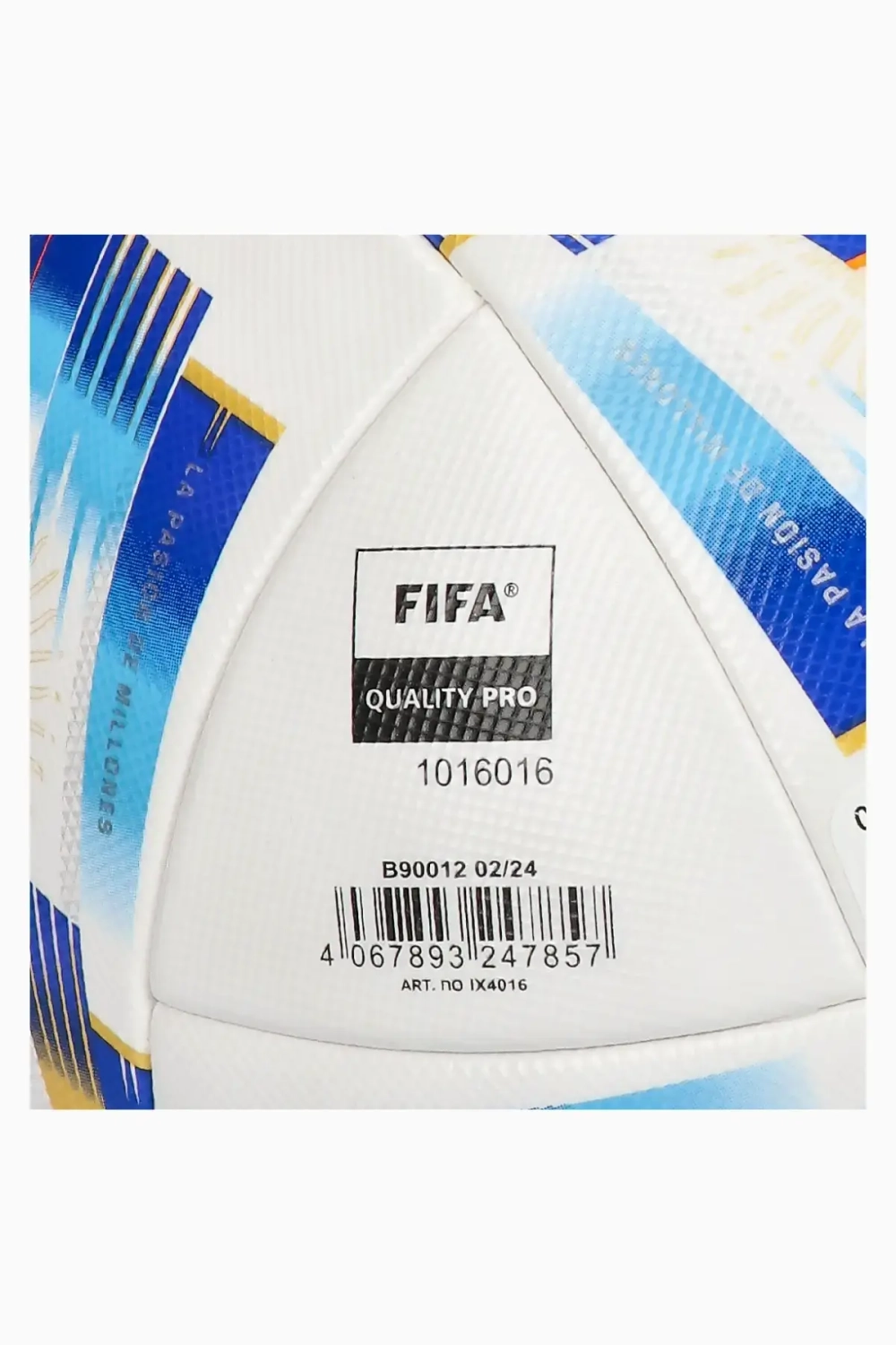 Футбольный мяч adidas Аргентина 2024 Competition размер 5 - белый