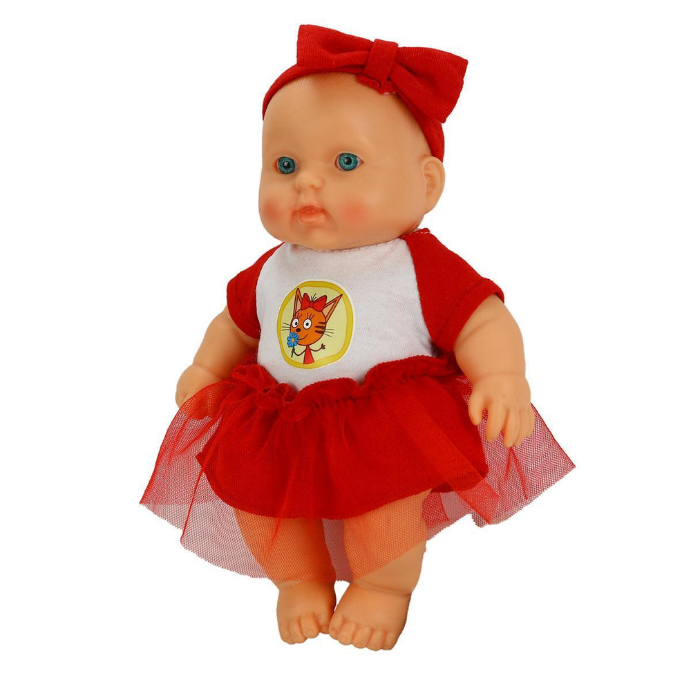 Пупс Малыш 1 в одежде Три кота 20см. (Весна)