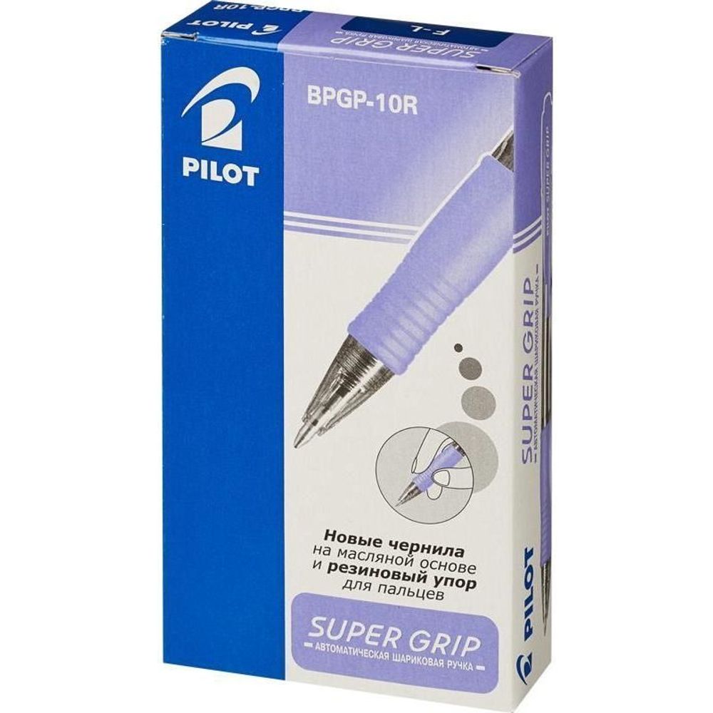 Шариковая ручка Pilot Super Grip (BPGP-10R-F-L)