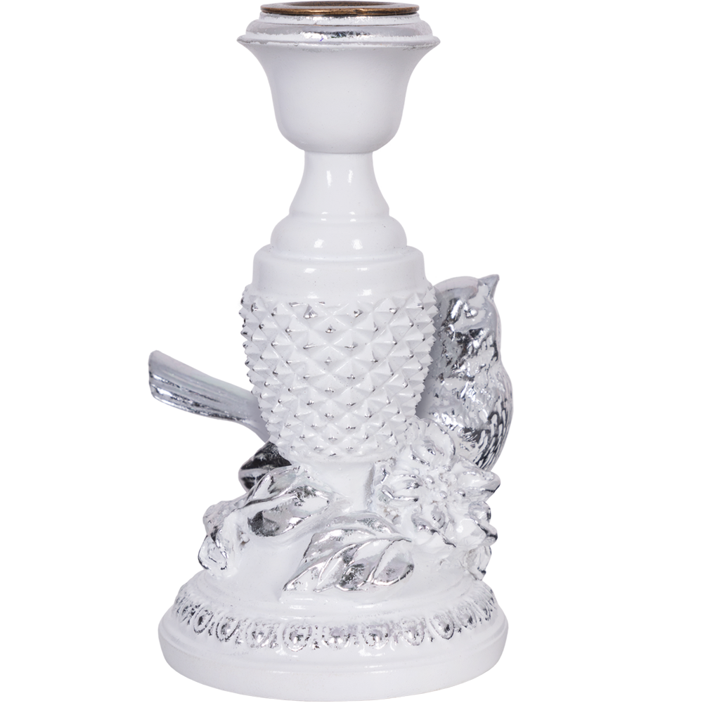 Подсвечник Птичка Терра правый Белый