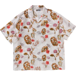 A Bathing Ape Vacation Pattern Open Collar Ss Shirt