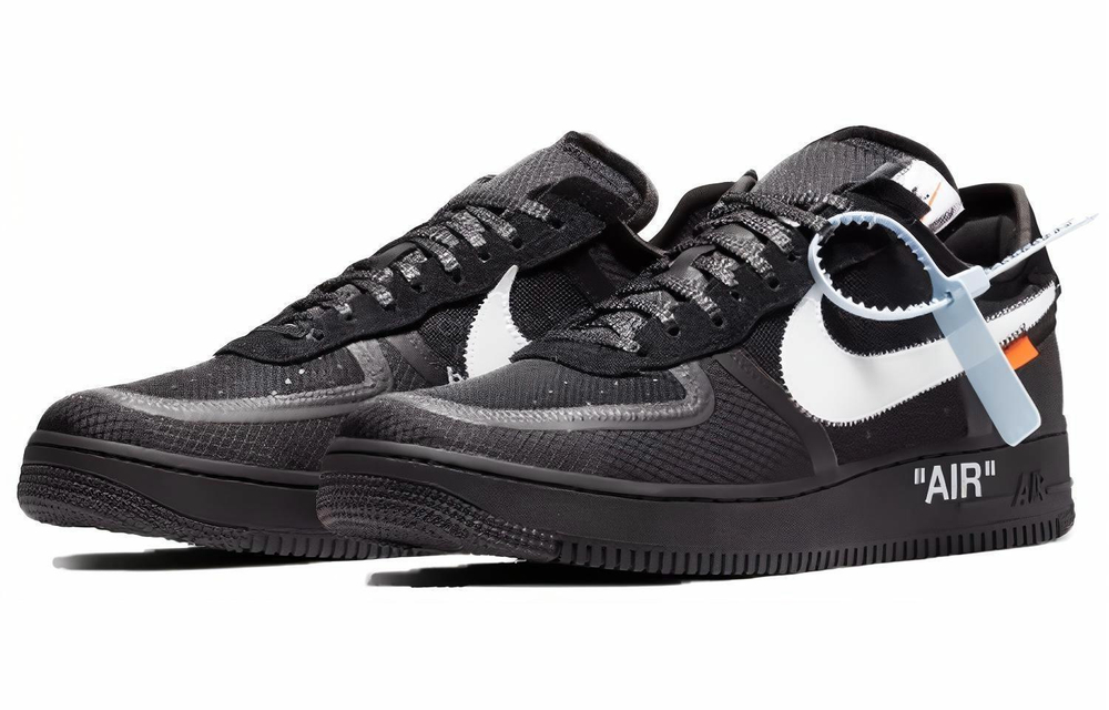 Кроссовки Off-White X Nike Air Force 1 Black White 2.0