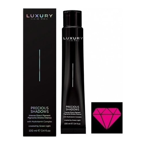 Интенсивный прямой пигмент для волос Оттенок Розовый Бриллиант Green Light Luxury Hair Pro Precious Shadows Intense Direct Pigments 100мл