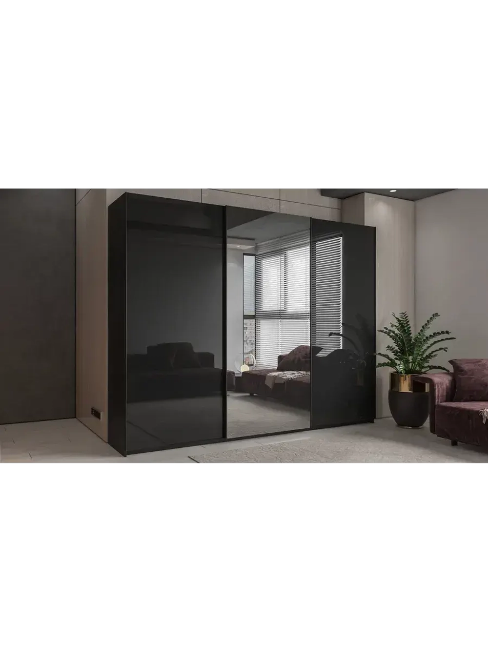 Шкаф-купе WAYSON Pulse 7, 160х50х210