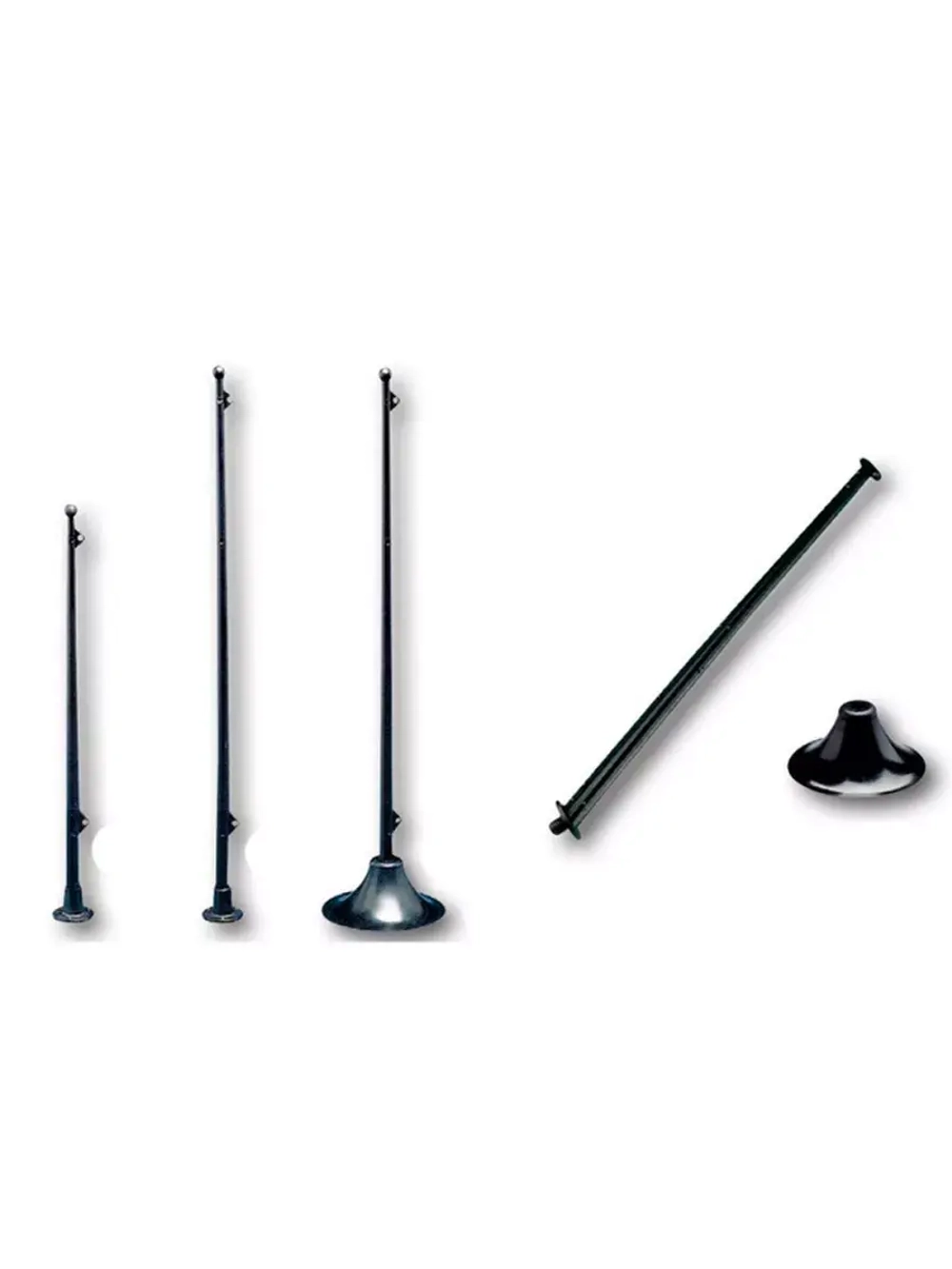 Флагшток с основанием на лодку ПВХ