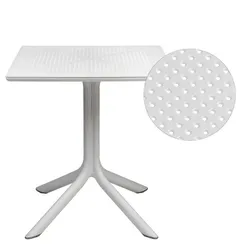 Пластиковый стол Clip 70х70 см белый