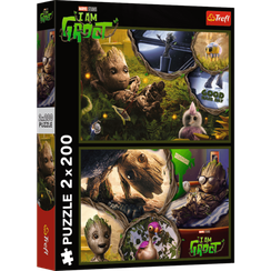 Pazl \ Puzzle \ Пазлы Puzzles - "2x200" - I am Groot / Marvel Guardians of the Galaxy
