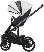 Детская коляска Riko Nano Thermo Ecco 3 в 1 с автокреслом Rant Cruise Grey 02 White (белый)