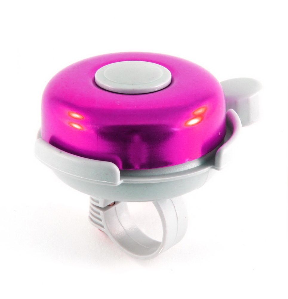 Звонок сталь/пластик H-017С D53мм серо-фиолет глянц.