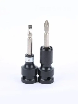 Набор адаптеров для гайковерта, адаптер для бит, переходник 1/4 на 1/2 (3 шт.)