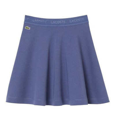Детская теннисная юбка Lacoste Elastic Waist Interlock - Blue
