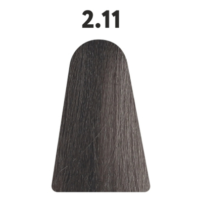 2.11 гель-краска KAARAL Baco Color Glaze очень темный коричневый интенсивно-пепельный - 60 мл.