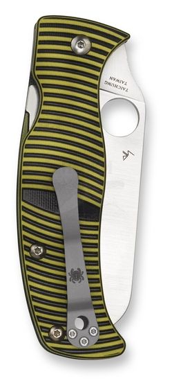 Складной нож Spyderco Spyderco Caribbean C217GSSF c клинком из стали LC200N Rustproof Steel, рукоять G10