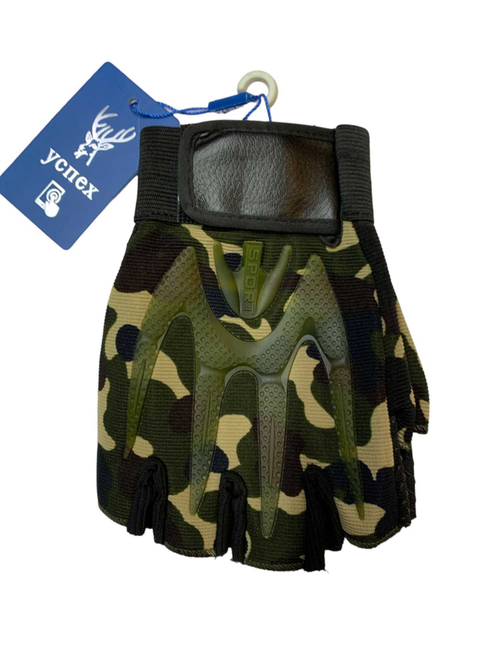 Перчатки. Мужские. Материал верха: Спец. материал. Подклад: Спец. материал. Без пальцев. Тактические. В упаковке 12 шт.