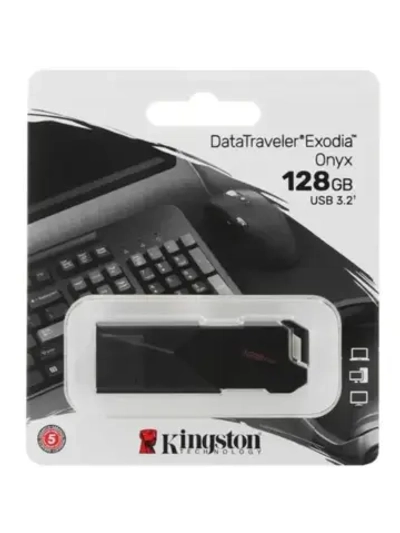 Память USB Flash 128 ГБ DataTraveler Exodia Onyx BLACK