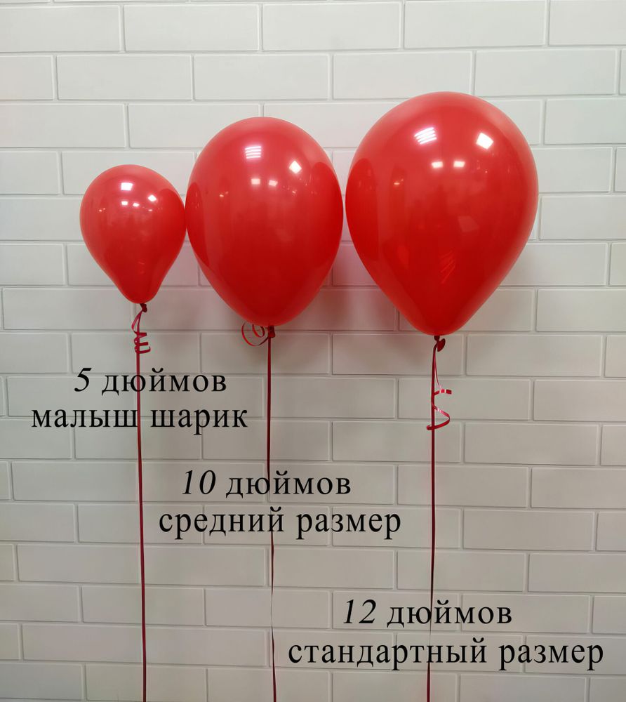 Шар 10 дюйм гелием