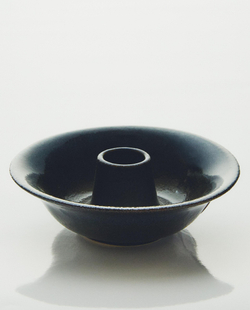 Zara Home Подсвечник из керамики, цвет синий, 13.5 см