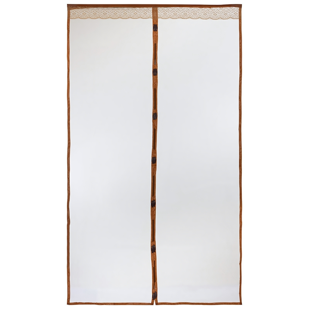 Сетка антимоскитная 120*210см на магнитах "Капутомоскито" дизайн "Птички" коричневая