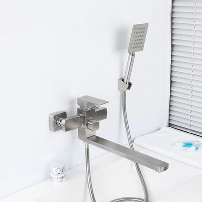 Смеситель для ванны, Frap, с картриджем, нерж, F22802