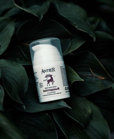 Antler Крем для лица Пептидный мгновенный и пролонгированный лифтинг 50 г