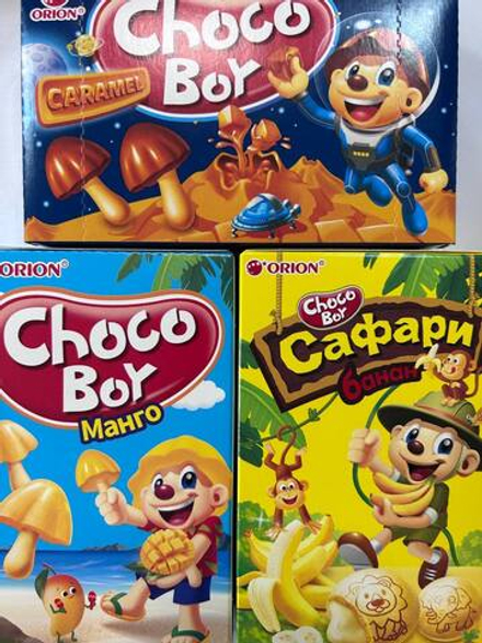 Манго, Банан, Карамель, Сhoco Boy