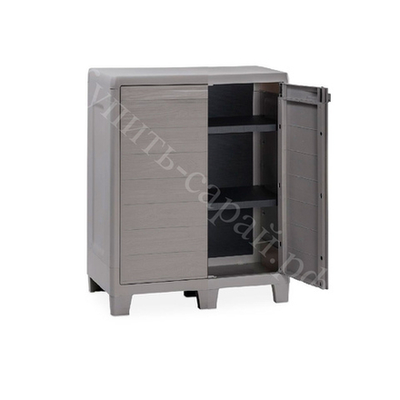 Уличная пластиковая тумба Toomax Woody's XL Light Grey