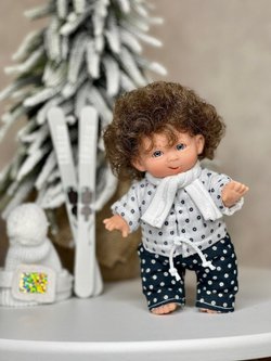 Кукла LAMAGIK виниловая 18см Gestitos Esquiador  (501A)