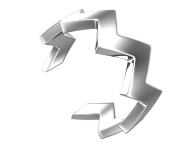 Кафф 5 мм из серебра