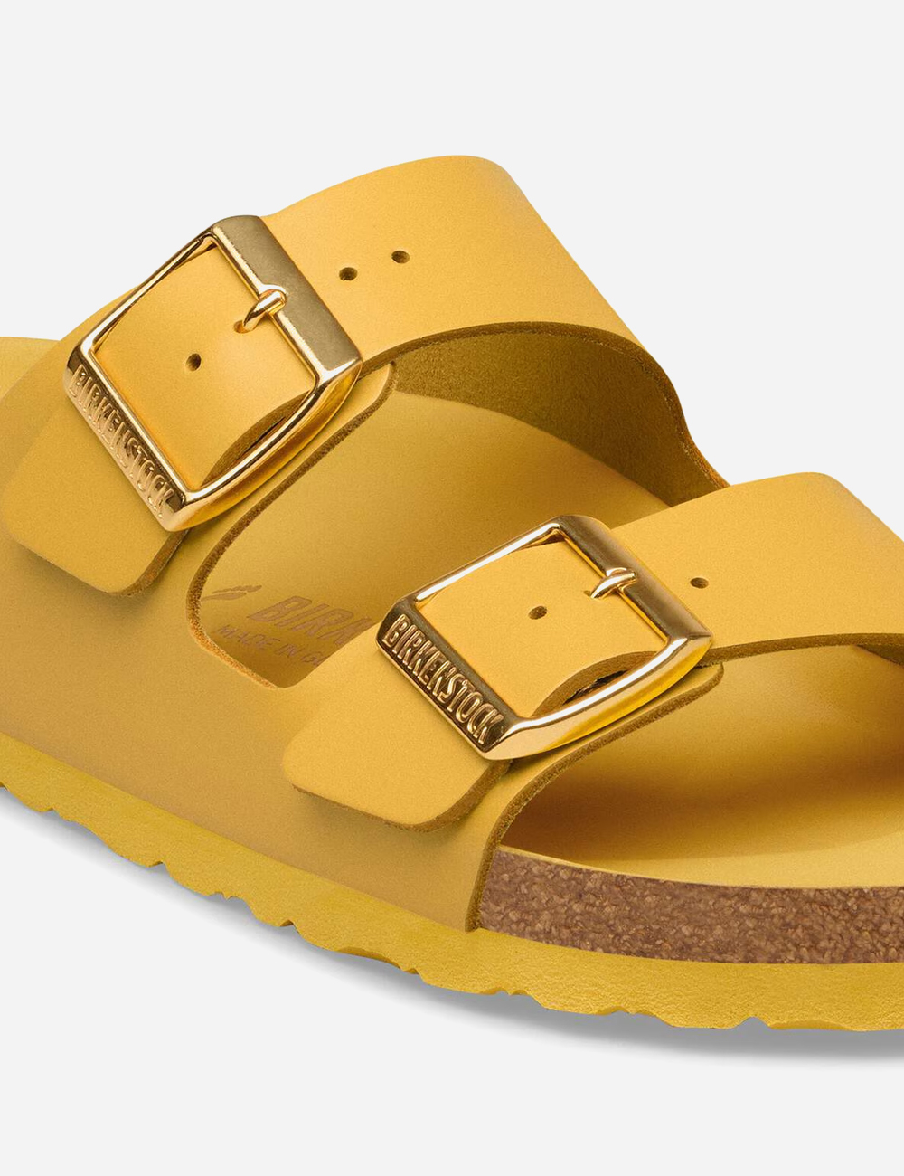 Birkenstock Arizona Natural Leather Sandals W "New Dressy Ochre"