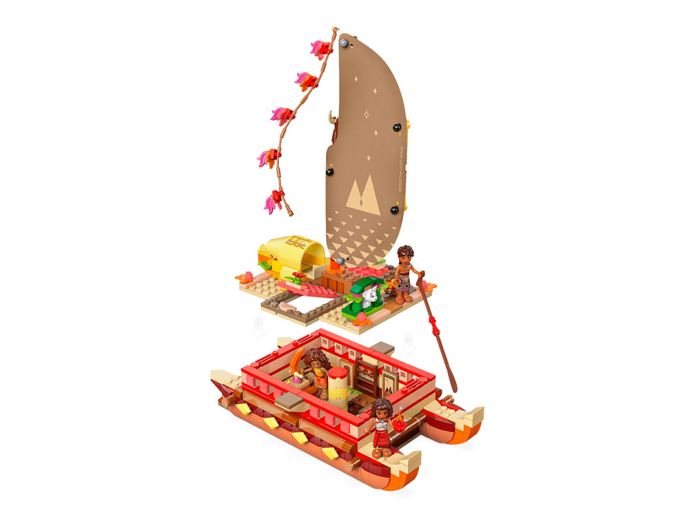LEGO Disney 43270 «Моана: приключение на каноэ» — принцесса и океанские истории