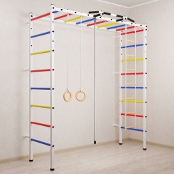 Спортивный комплекс Sv Sport П 401 (Турник/Канат/Kольца/Лестница)