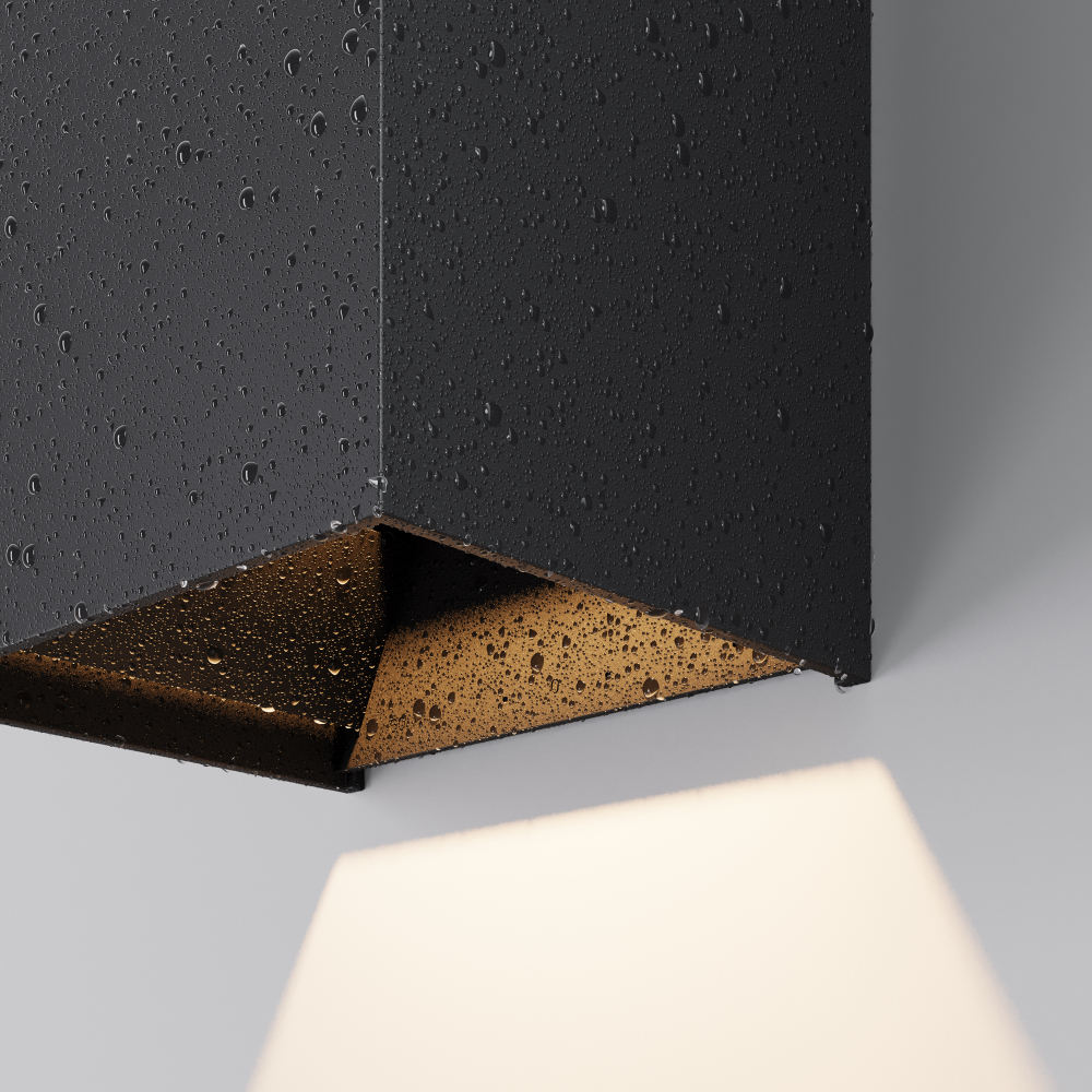 Уличный настенный светильник Outdoor O525WL-L10B3K