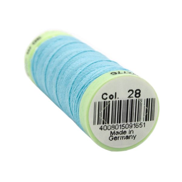 Нитки отделочные Gutermann Top Stitch 30 (30 метров), 5 кат. | 028 бирюзово-голубой