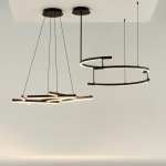 Подвесная люстра Maytoni LINE MOD016PL-L52BK