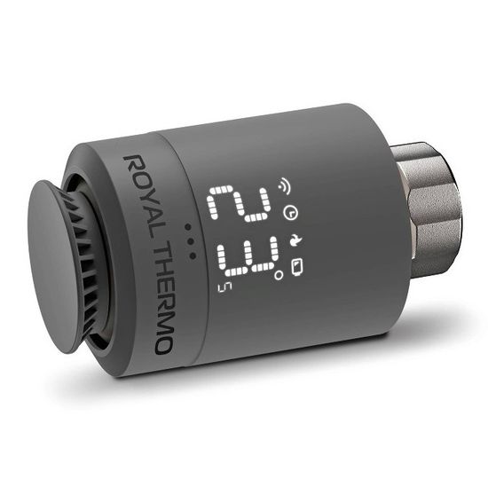 Термостат радиаторный электронный Royal Thermo Smart Heat серебристый