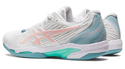 Женские Кроссовки теннисные Asics Solution Speed FF 2 Indoor - white/frosted rose
