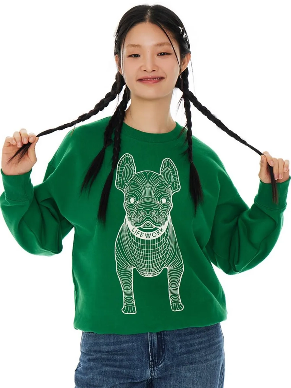 Свитшот с большим логотипом LADOK